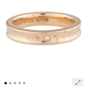 Tiffany & Co. Rose Gold Band with Diamonds